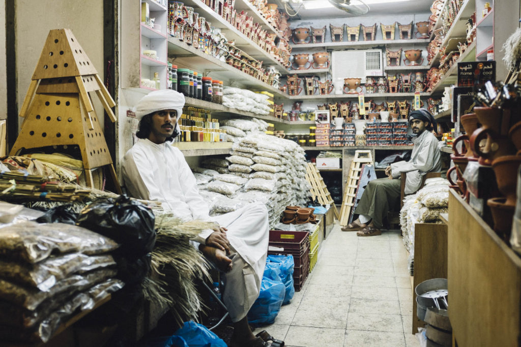 Dhofari Men Selling Frankincense