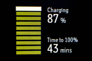 InReach SE charging screen