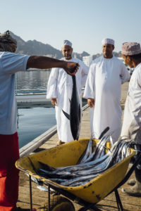 tuna, muttrah fish souq, omani fishermen